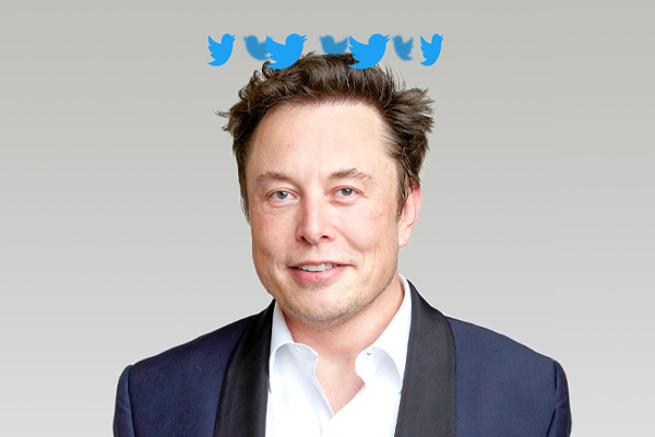 Elon Musk com Twitter sobre tendências nas relações trabalhistas